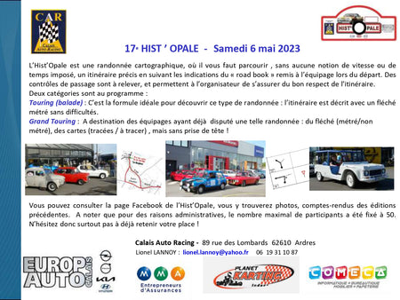 2023-05-06 Hist’Opale 17° édition